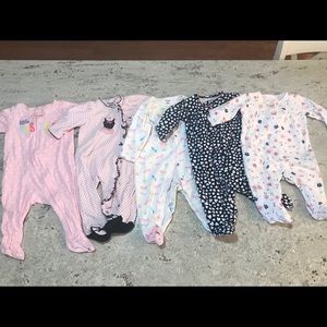 6 month girl pajama lot